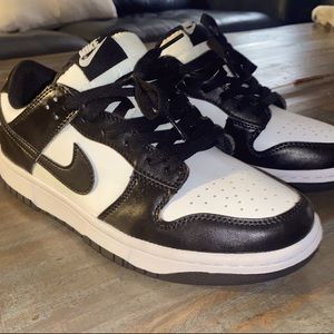Nike SB Dunk Low Black/White, Size 8.5 M , NO Box